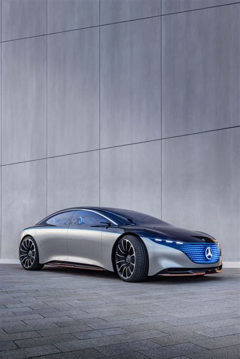 Mercedes-Benz Vision EQS debuts – concept electric flagship with over 470 hp, 760 Nm and 700 km ...