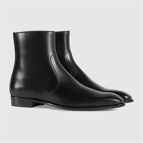 Gucci Men - Leather boot - 407296DKG001000