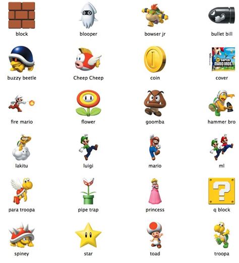 Super Mario Bros. Icons by markdelete on DeviantArt