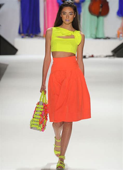 1001 fashion trends: Neon Clothing | Neon Clothes | Neon orange fashion style