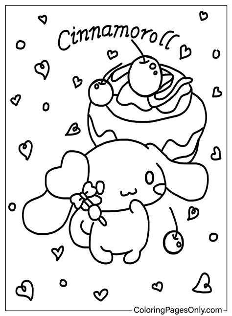 Printable Free Cinnamoroll Coloring - Free Printable Coloring Pages