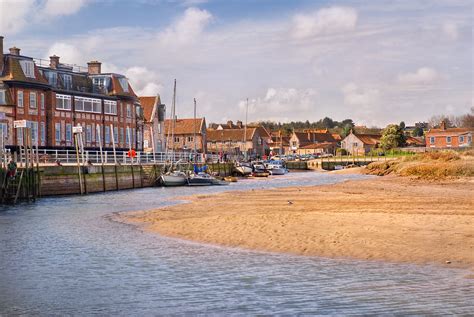 Blakeney Quay at low tide