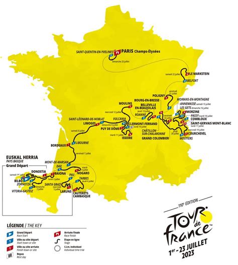 Parcours du Tour de France 2023, programme complet et présentation des étapes