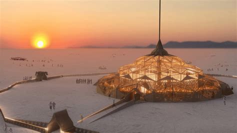 Burning Man Temple 2023 will be a giant desert flower, "Temple of the Heart" | The Strength of ...