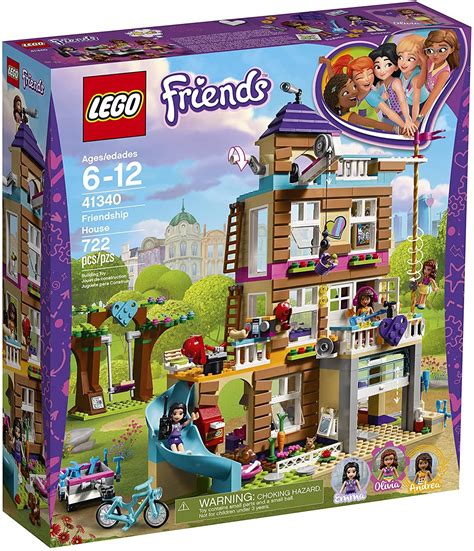 LEGO Friends Friendship House 41340 Kids Building Set with Mini-Doll Figures (722 Pieces)