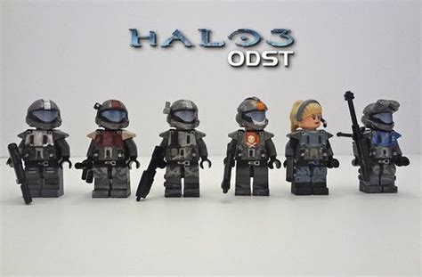 Halo 3 ODST Squad Custom Minifigures | Custom LEGO Minifigures