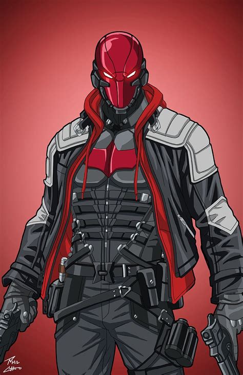 Red Hood (Arkham Knight) Redesign 01 — Phil Cho