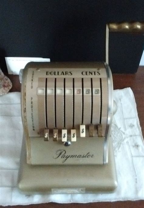 SALE Vintage Paymaster S-600 7-column Check Printing Machine | Etsy | Writing machine, Check ...