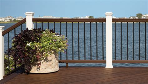 Trex Composite Railing Surface Post Mount | Railing Design Construct