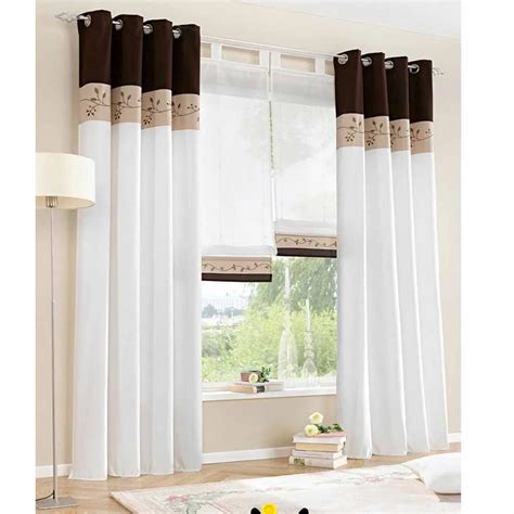 (1 piece only ) 2015 New White Living Room Curtains Bedroom Window Curtain Screaaning Modern ...