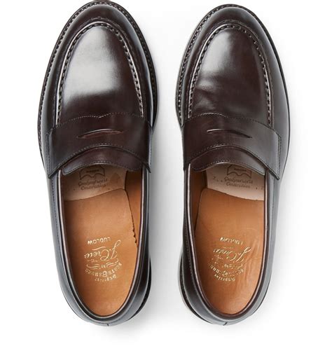 J.Crew Ludlow Leather Penny Loafers in Brown for Men - Lyst