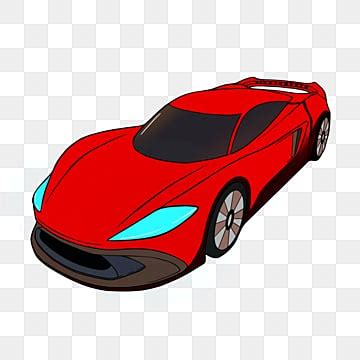 Red Sports Car Clipart Hd PNG, Cartoon Style Sports Car Clipart Red Car, Sports Car Clipart ...