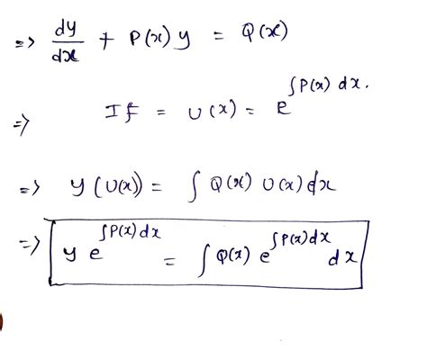 [Free Solution] In Chapter 6, you solved the first-order linear differential equation d y / d x ...