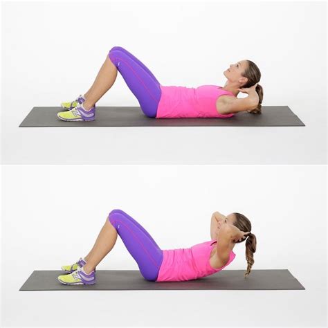 Basic Crunch | Simple Ab Exercises | POPSUGAR Fitness Photo 11