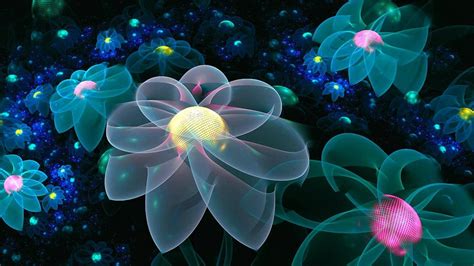 Neon Flowers Wallpapers - Wallpaper Cave