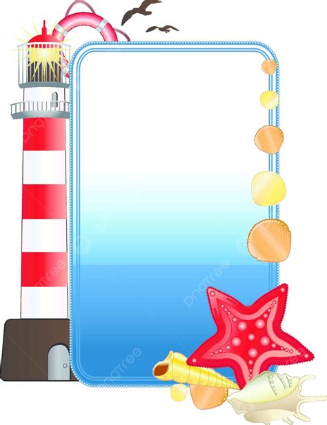 Sea Postcard Vertical Label Cartoon Water Vector, Label, Cartoon, Water PNG and Vector with ...