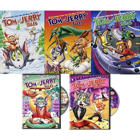 Amazon.com: Tom And Jerry Tales 5 Volume Set (Over 8 Hours of Fun - 5 DVD Set Collection: Volume ...