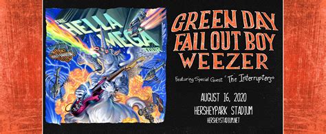 Hella Mega Tour: Green Day, Fall Out Boy, Weezer & The Interrupters Tickets | 13th August ...