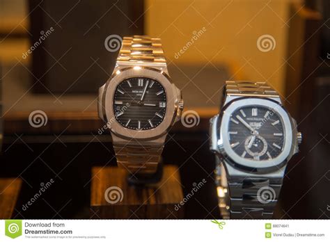 Swiss Made Luxury Watches Shop Patek Philippe Editorial Photo - Image of clock, timer: 88074641