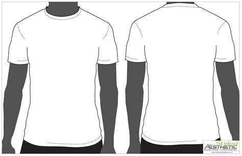 Blank Black T Shirt Front And Back - ClipArt Best