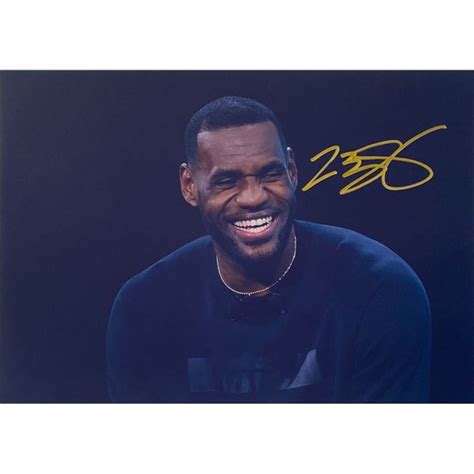 Autograph Signed LeBron James Photo