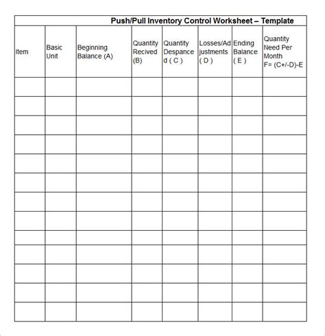 Stock Inventory Templates | 12+ Free Xlsx, Docs & PDF Formats, Samples, Examples