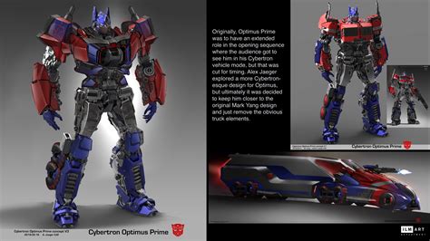 Bumblebee Movie Optimus Prime Concept Art