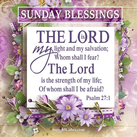 Powerful Sunday Blessings Bible Verses | SuperbWishes