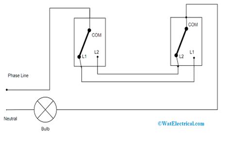 circuit diagram for 2 way switch - Wiring Diagram and Schematics