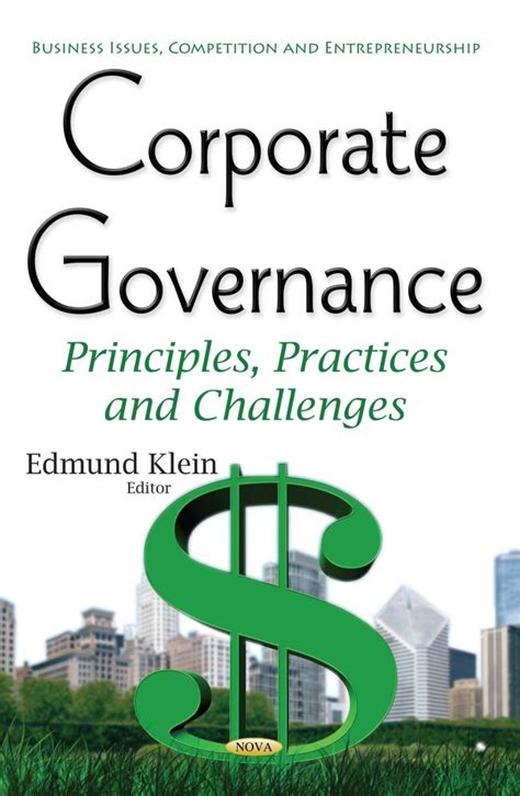 Corporate Governance: Principles, Practices and Challenges – Nova Science Publishers