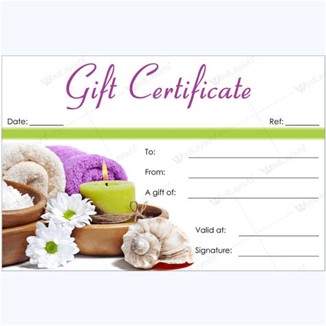 Bring in Clients with Spa Gift Certificate Templates