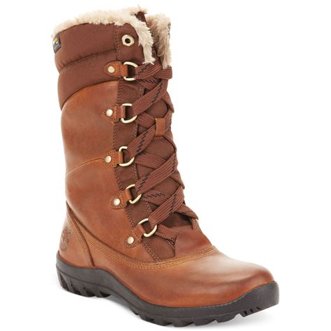 Timberland Women'S Mount Hope Snow Boots in Brown (Tobacco) | Lyst