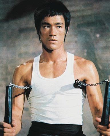 Bruce lee with nunchucks by bruceleeplz on DeviantArt