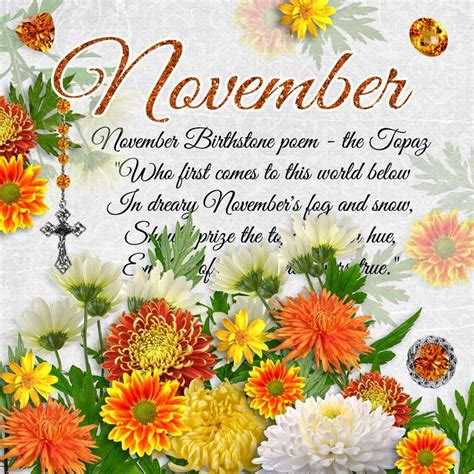 November birthday flowers images | Icon PNG