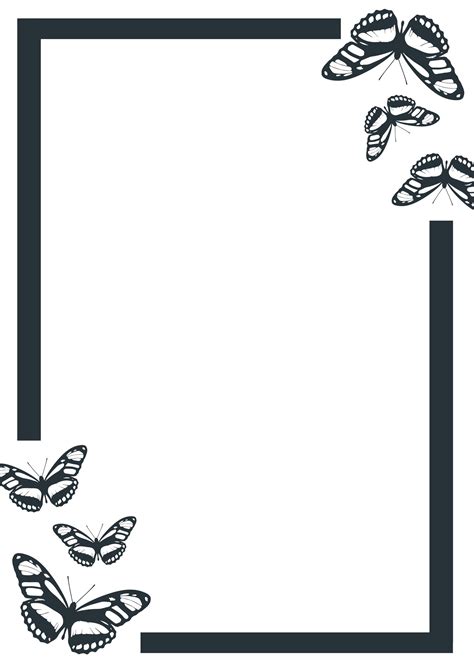 Butterfly Border Design