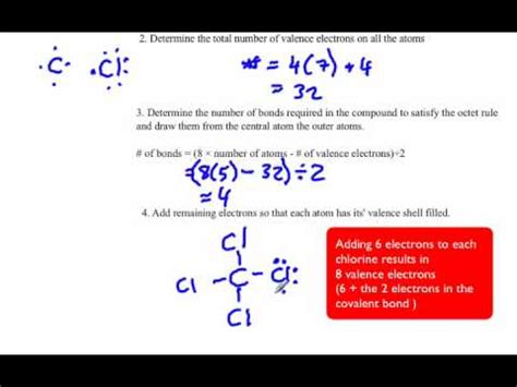 VSEPR Shape of CCl4 tetrahedral shaped molecule Lewis structure - YouTube