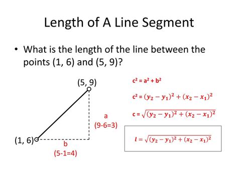 Length Of A Line Segment Worksheets