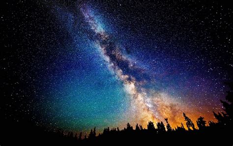 10 Best The Milky Way Galaxy Wallpaper FULL HD 1080p For PC Background | Starry night wallpaper ...