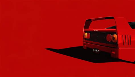 HD wallpaper: red, red background, car, vehicle, Ferrari, artwork | Wallpaper Flare