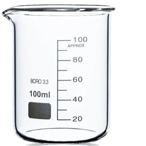 100mL Glass Beaker Low Form New Chemical Lab Glassware-in Beaker from Office & School Supplies ...