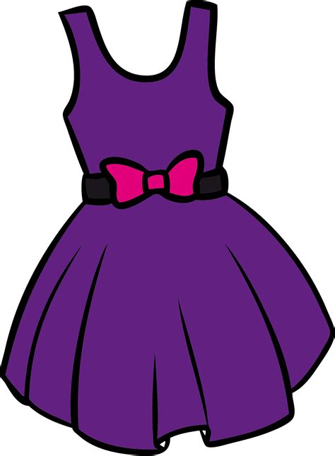 Purple Dress PNG Transparent Images Free Download | Vector Files - Clip Art Library