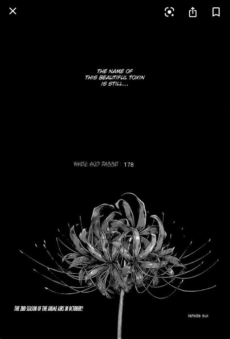 Someone know the names of the flowers used for symbolism relating to kaneki in the Tokyo ghoul ...