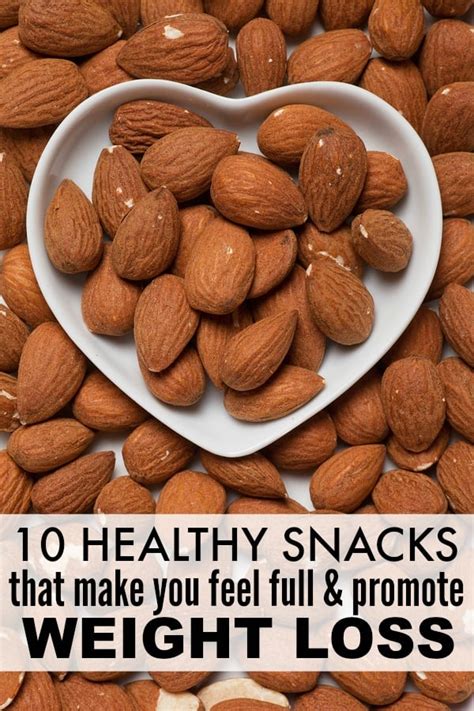 10 healthy, filling snacks that promote weight loss