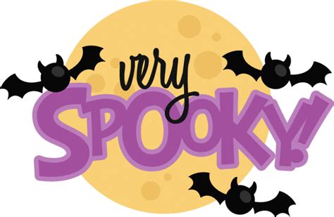 Very Spooky! SVG scrapbook title halloween svg scrapbook title very spooky svg cut file