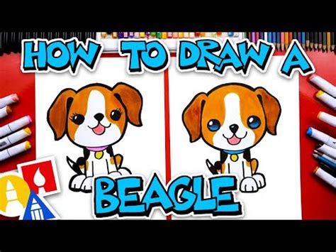 How To Draw A Cartoon Beagle Dog [Research]