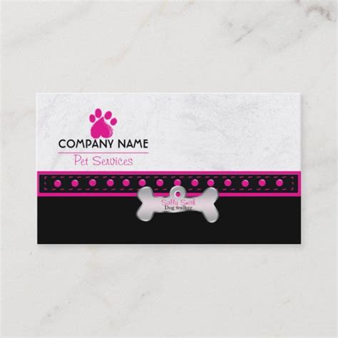 Dog walking business cards | Zazzle.com