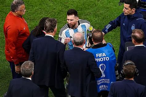 World Cup 2022: Messi's controversial gesture in Netherlands vs Argentina: Did he celebrate in ...