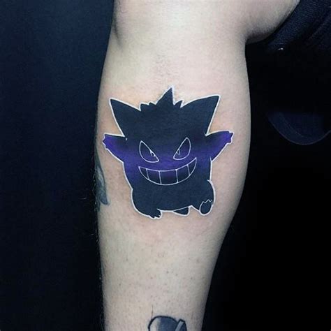 60 Gengar Tattoo Designs For Men - Pokemon Ink Ideas