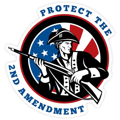 Protect The 2ND Amendment Sticker - 2A Decal Sticker - Agent Gear USA