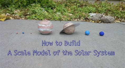 Solar System Scale Model Activity